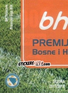 Sticker Premijer liga (puzle 3/4) - Premijer Liga Bosne i Hercegovine 2017-2018 n. 3 - Skymedia