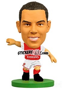 Sticker Theo Walcott - Soccerstarz Figures n. 24 - Soccerstarz