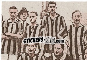 Sticker Formazione del secondo scudetto (Puzzle) - Inter Story Dal 1908 Al 1930 n. 140 - Masters Edizioni