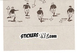 Sticker Lo schema di una formazione (Puzzle) - Inter Story Dal 1908 Al 1930 - Masters Edizioni