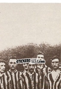 Sticker Formazione prima che il gioco con l'ITK Budapest (Puzzle) - Inter Story Dal 1908 Al 1930 n. 33 - Masters Edizioni