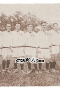 Sticker Formazione in una tenuta bianca (Puzzle) - Inter Story Dal 1908 Al 1930 n. 114 - Masters Edizioni