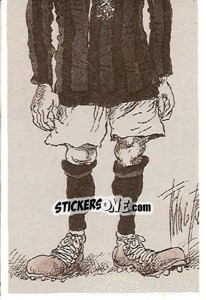 Sticker Caricatura del Grande Zizi (Cevenini III) (Puzzle) - Inter Story Dal 1908 Al 1930 - Masters Edizioni