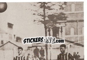 Sticker Carmignato respinge su Moretti in un derby (Puzzle) - Inter Story Dal 1908 Al 1930 n. 217 - Masters Edizioni