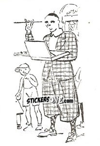 Sticker Caricatura Del Grande Giornalista Carlin - Inter Story Dal 1908 Al 1930 - Masters Edizioni
