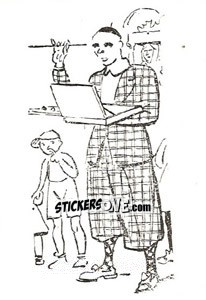 Sticker Caricatura Del Grande Giornalista Carlin - Inter Story Dal 1908 Al 1930 n. 242 - Masters Edizioni