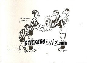 Sticker Una vignetta di Carlin - Inter Story Dal 1908 Al 1930 n. 281 - Masters Edizioni