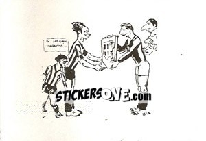 Sticker Una vignetta di Carlin - Inter Story Dal 1908 Al 1930 - Masters Edizioni