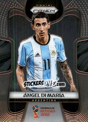 Sticker Angel Di Maria - FIFA World Cup Russia 2018. Prizm - Panini