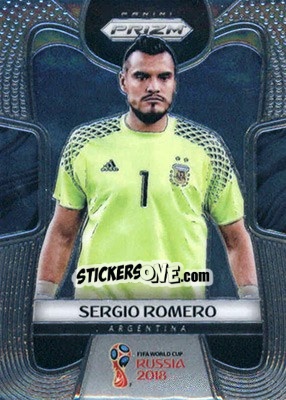 Sticker Sergio Romero - FIFA World Cup Russia 2018. Prizm - Panini