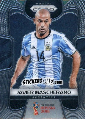 Cromo Javier Mascherano - FIFA World Cup Russia 2018. Prizm - Panini