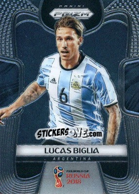 Sticker Lucas Biglia - FIFA World Cup Russia 2018. Prizm - Panini
