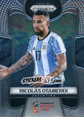 Sticker Nicolas Otamendi - FIFA World Cup Russia 2018. Prizm - Panini