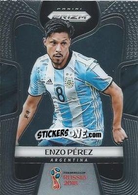Sticker Enzo Perez - FIFA World Cup Russia 2018. Prizm - Panini