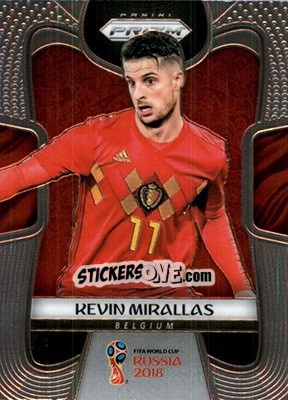 Sticker Kevin Mirallas - FIFA World Cup Russia 2018. Prizm - Panini