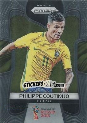 Sticker Philippe Coutinho - FIFA World Cup Russia 2018. Prizm - Panini