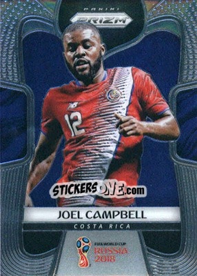 Sticker Joel Campbell - FIFA World Cup Russia 2018. Prizm - Panini
