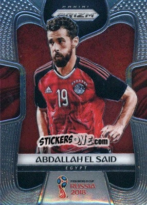 Sticker Abdallah El Said - FIFA World Cup Russia 2018. Prizm - Panini
