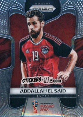 Cromo Abdallah El Said - FIFA World Cup Russia 2018. Prizm - Panini