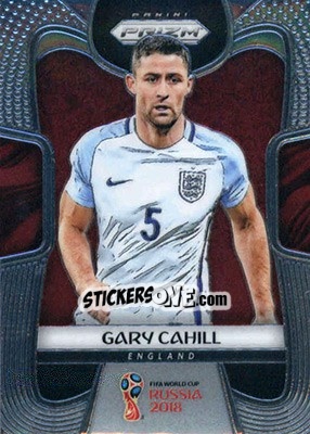 Sticker Gary Cahill - FIFA World Cup Russia 2018. Prizm - Panini