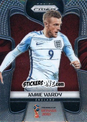 Figurina Jamie Vardy - FIFA World Cup Russia 2018. Prizm - Panini