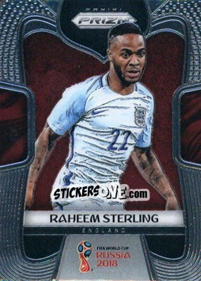Sticker Raheem Sterling - FIFA World Cup Russia 2018. Prizm - Panini