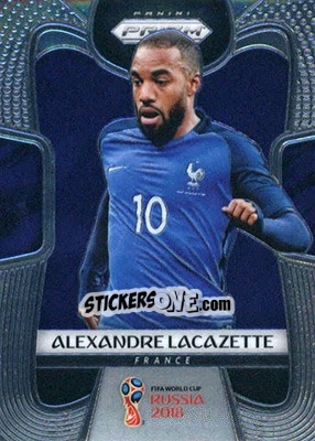 Sticker Alexandre Lacazette - FIFA World Cup Russia 2018. Prizm - Panini