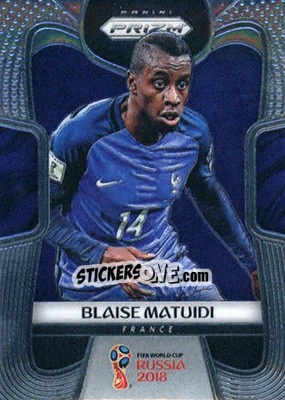 Sticker Blaise Matuidi - FIFA World Cup Russia 2018. Prizm - Panini