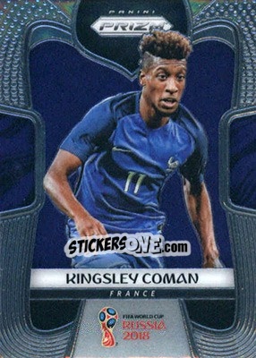 Sticker Kingsley Coman - FIFA World Cup Russia 2018. Prizm - Panini