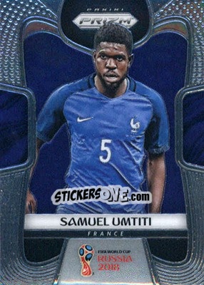 Sticker Samuel Umtiti - FIFA World Cup Russia 2018. Prizm - Panini