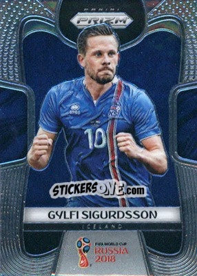 Sticker Gylfi Sigurdsson - FIFA World Cup Russia 2018. Prizm - Panini