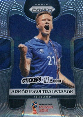 Cromo Arnor Ingvi Traustason - FIFA World Cup Russia 2018. Prizm - Panini