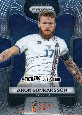 Sticker Aron Gunnarsson - FIFA World Cup Russia 2018. Prizm - Panini