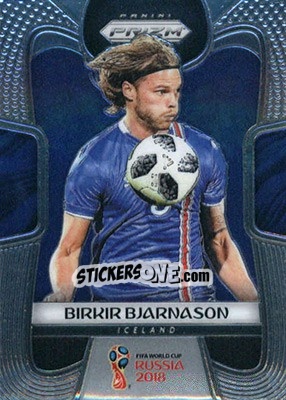 Sticker Birkir Bjarnason - FIFA World Cup Russia 2018. Prizm - Panini