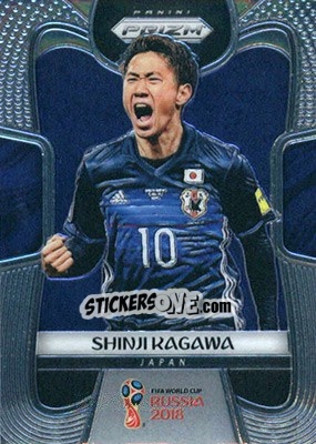 Sticker Shinji Kagawa - FIFA World Cup Russia 2018. Prizm - Panini