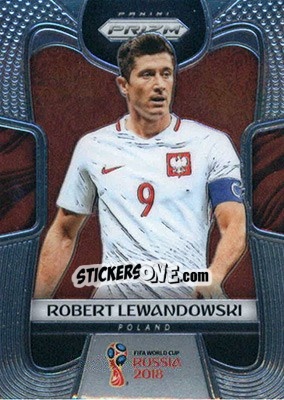 Figurina Robert Lewandowski - FIFA World Cup Russia 2018. Prizm - Panini