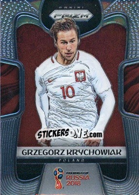 Figurina Grzegorz Krychowiak - FIFA World Cup Russia 2018. Prizm - Panini