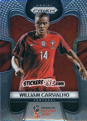 Sticker William Carvalho - FIFA World Cup Russia 2018. Prizm - Panini