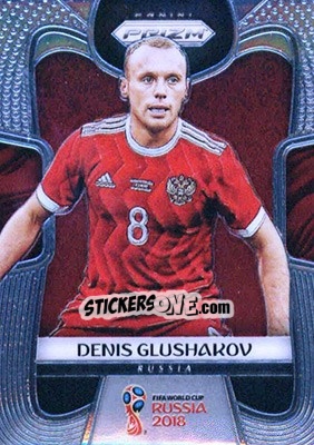 Sticker Denis Glushakov - FIFA World Cup Russia 2018. Prizm - Panini
