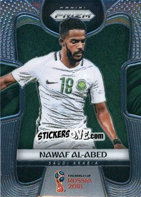 Sticker Nawaf Al-Abed - FIFA World Cup Russia 2018. Prizm - Panini