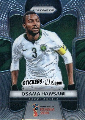 Sticker Osama Hawsawi - FIFA World Cup Russia 2018. Prizm - Panini