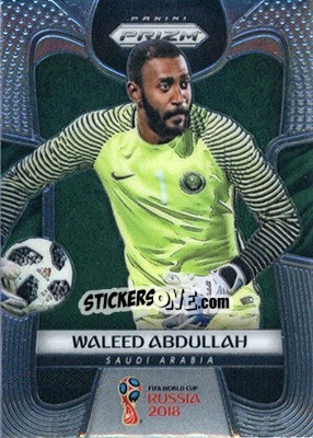 Sticker Waleed Abdullah - FIFA World Cup Russia 2018. Prizm - Panini