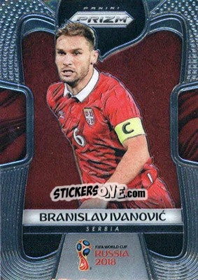 Sticker Branislav Ivanovic - FIFA World Cup Russia 2018. Prizm - Panini