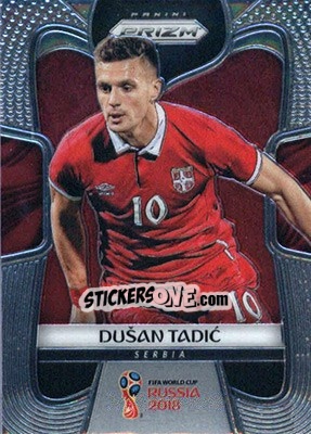 Sticker Dusan Tadic - FIFA World Cup Russia 2018. Prizm - Panini