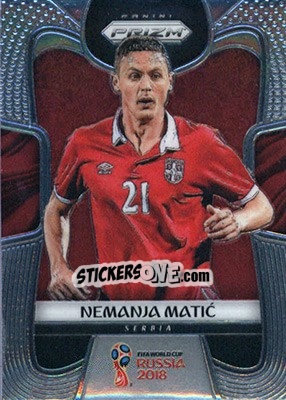 Sticker Nemanja Matic - FIFA World Cup Russia 2018. Prizm - Panini