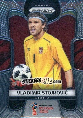Sticker Vladimir Stojkovic - FIFA World Cup Russia 2018. Prizm - Panini