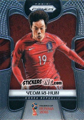 Sticker Yeom Ki-hun - FIFA World Cup Russia 2018. Prizm - Panini