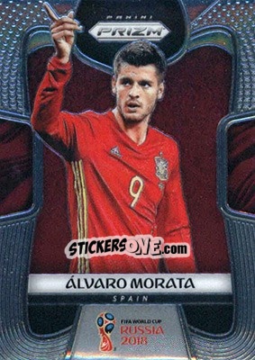Sticker Alvaro Morata - FIFA World Cup Russia 2018. Prizm - Panini
