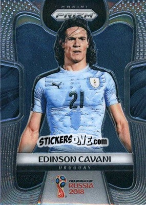 Sticker Edinson Cavani - FIFA World Cup Russia 2018. Prizm - Panini