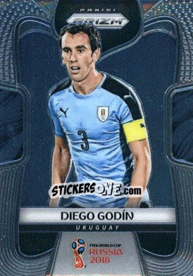 Sticker Diego Godin - FIFA World Cup Russia 2018. Prizm - Panini